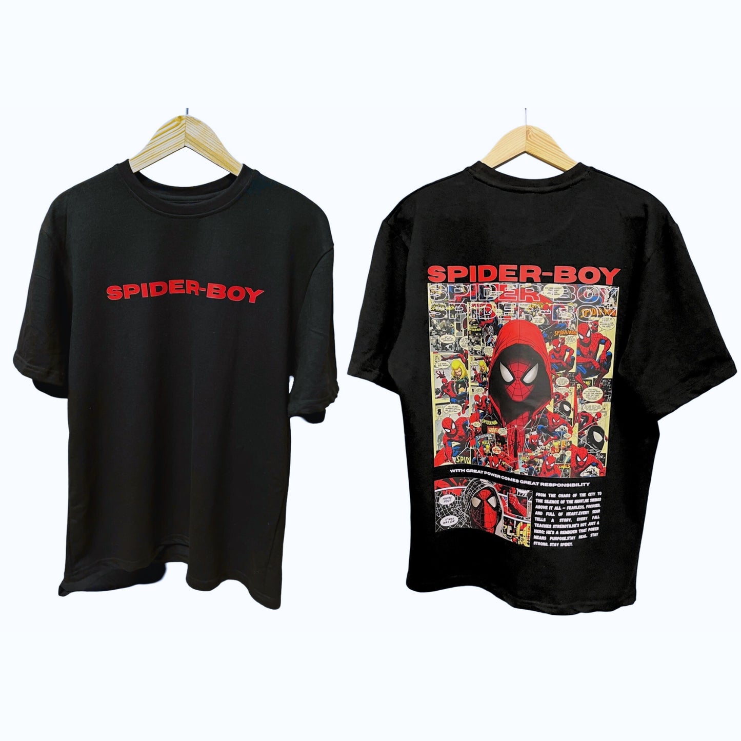 SPIDER-BOY OVERSIZED T-SHIRT 240 GSM