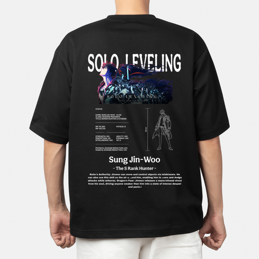 SOLO LEVELING - Oversized T-Shirt 180 GSM