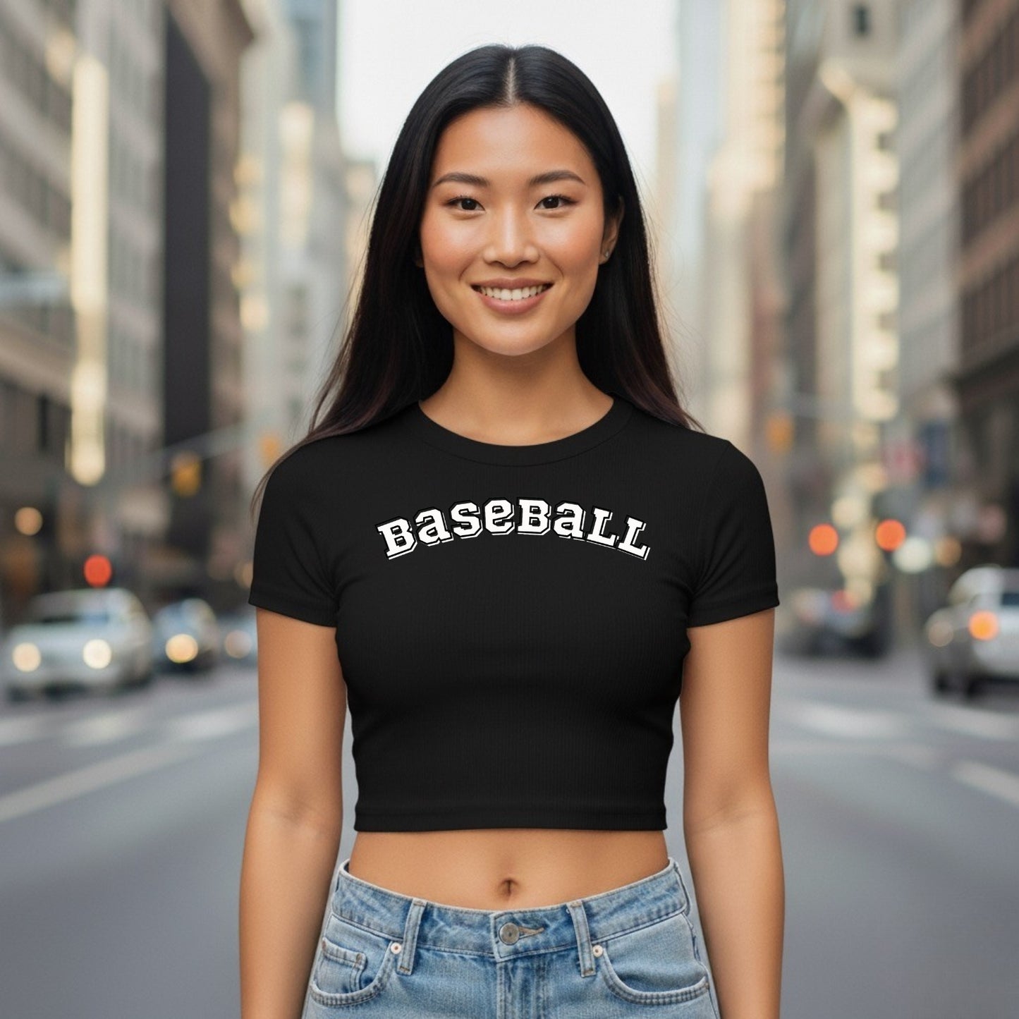 BASEBALL CROP TOP