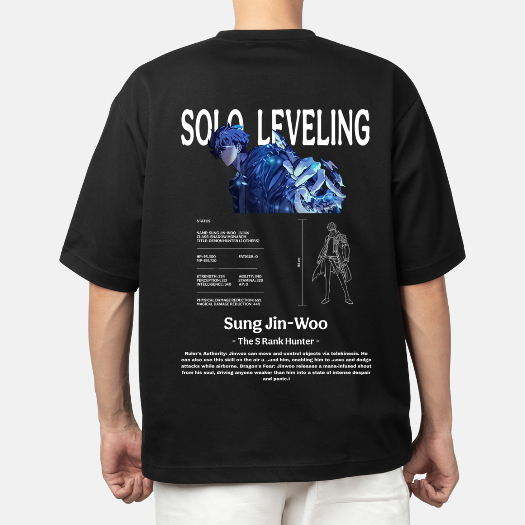 SOLO LEVELING - Oversized T-Shirt 180 GSM
