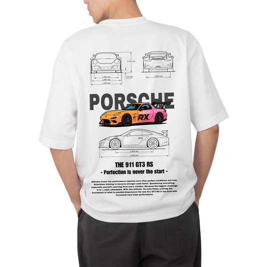 PORSCHE - Oversized T-Shirt 180 GSM