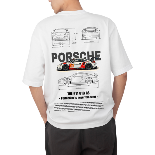 PORSCHE - Oversized T-Shirt 180 GSM