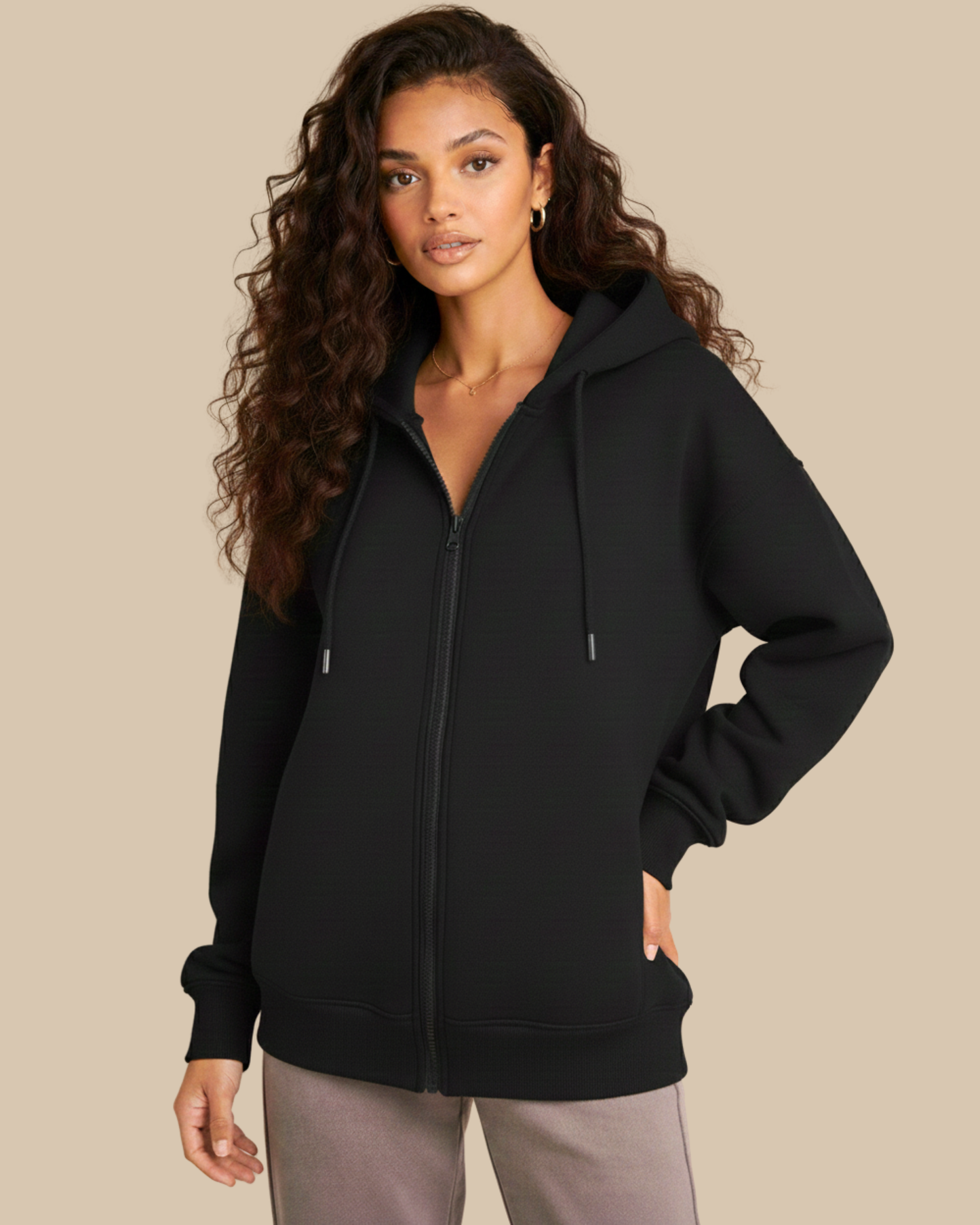 HOODIE WITH ZIP